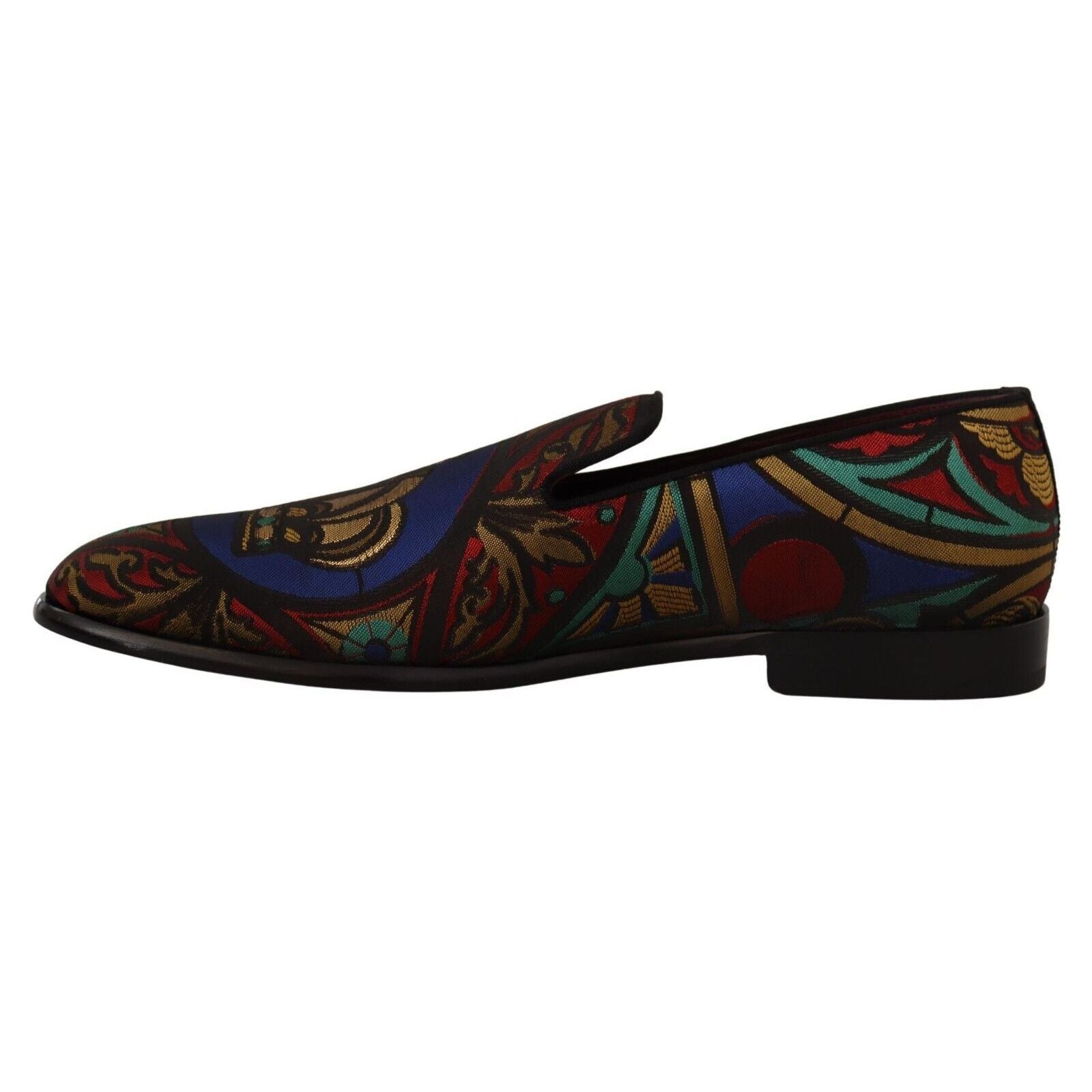 Mocasini Dolce & Gabbana Multicolor Jacquard Crown