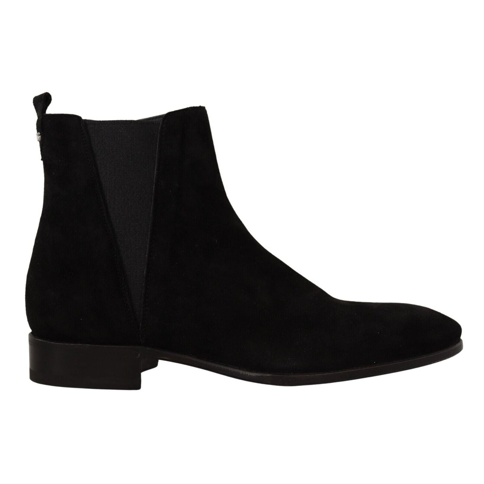 Dolce & Gabbana Black Suede Chelsea Boots