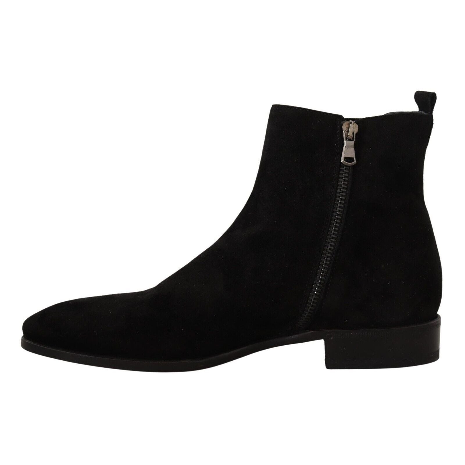Dolce & Gabbana Black Suede Chelsea Boots
