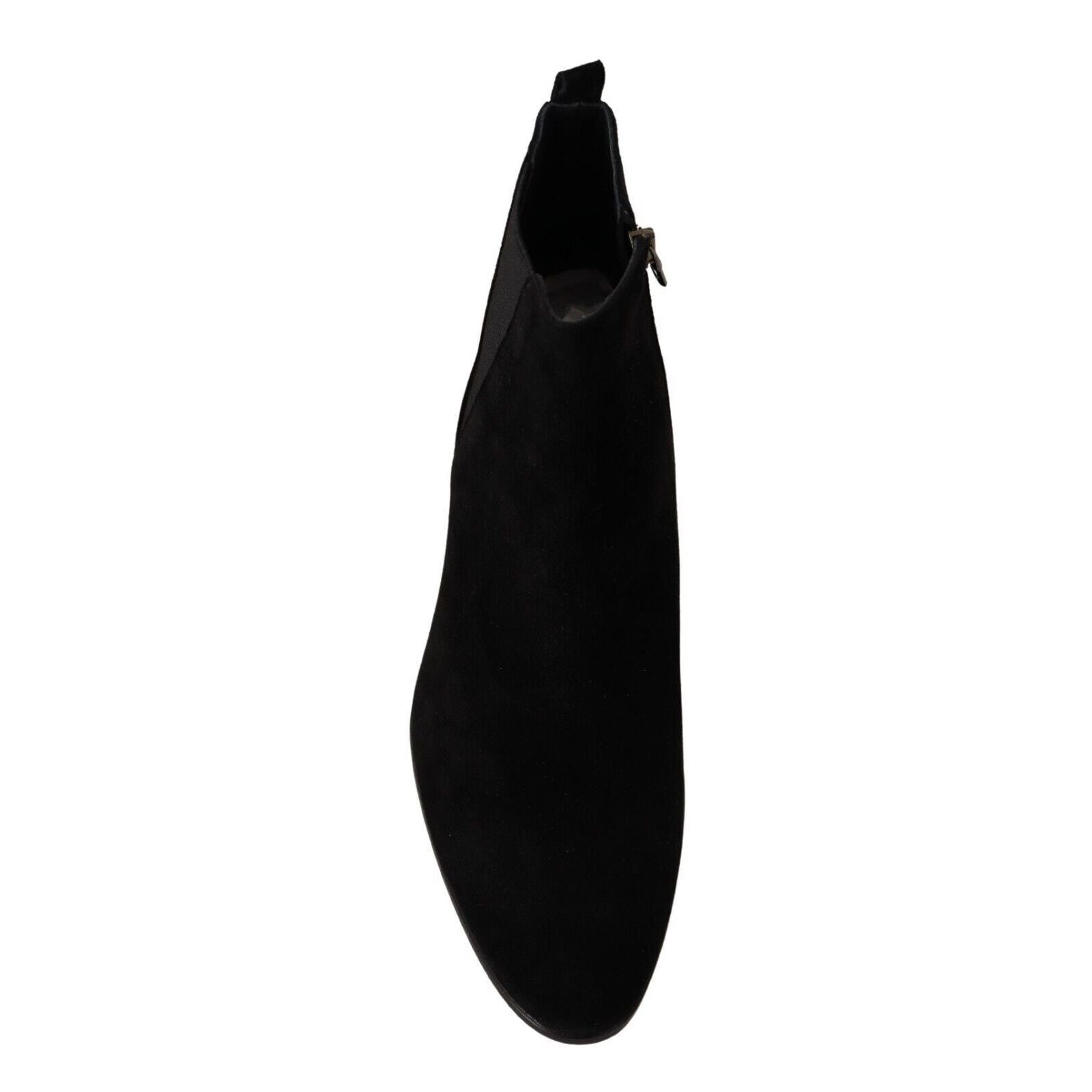 Dolce & Gabbana Black Suede Chelsea Boots