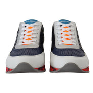 Dolce & Gabbana Multicolor Leather Sport Low Top Sneakers