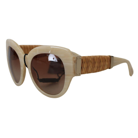 Ochelari de soare bej Dolce & Gabbana