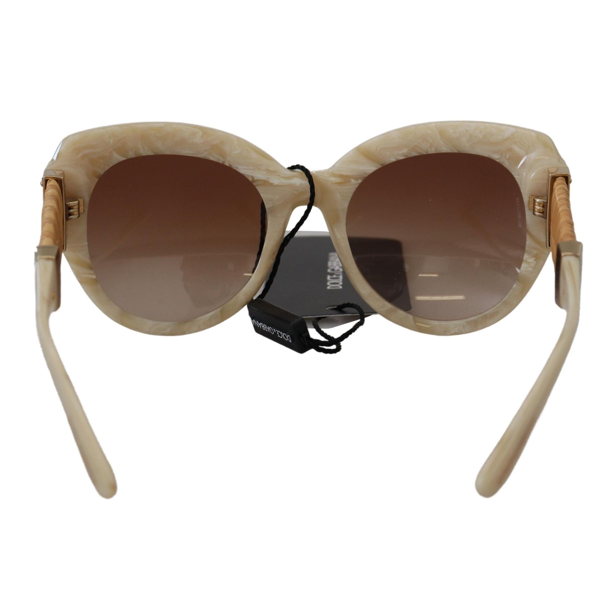 Ochelari de soare bej Dolce & Gabbana
