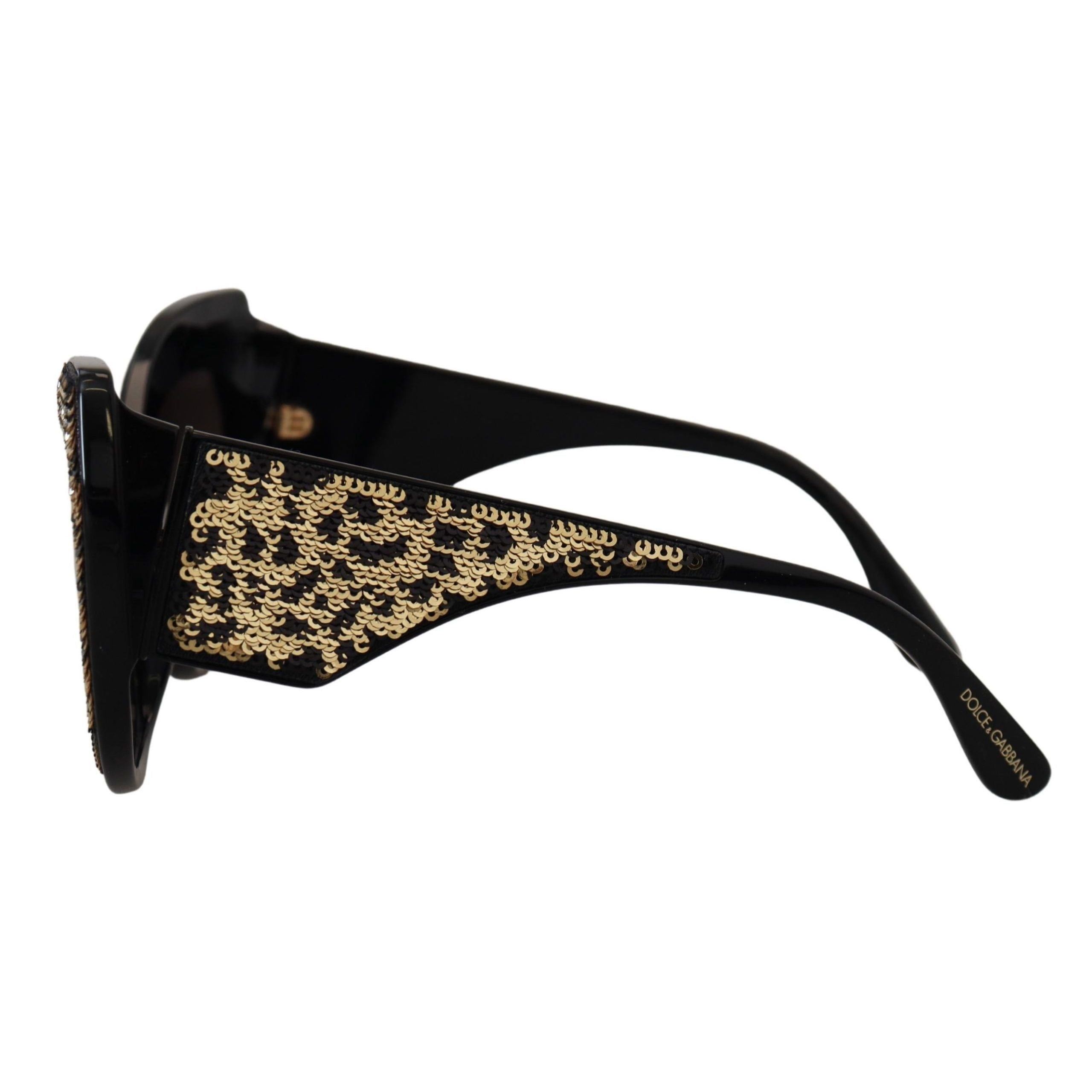 Ochelari de soare negri Dolce & Gabbana