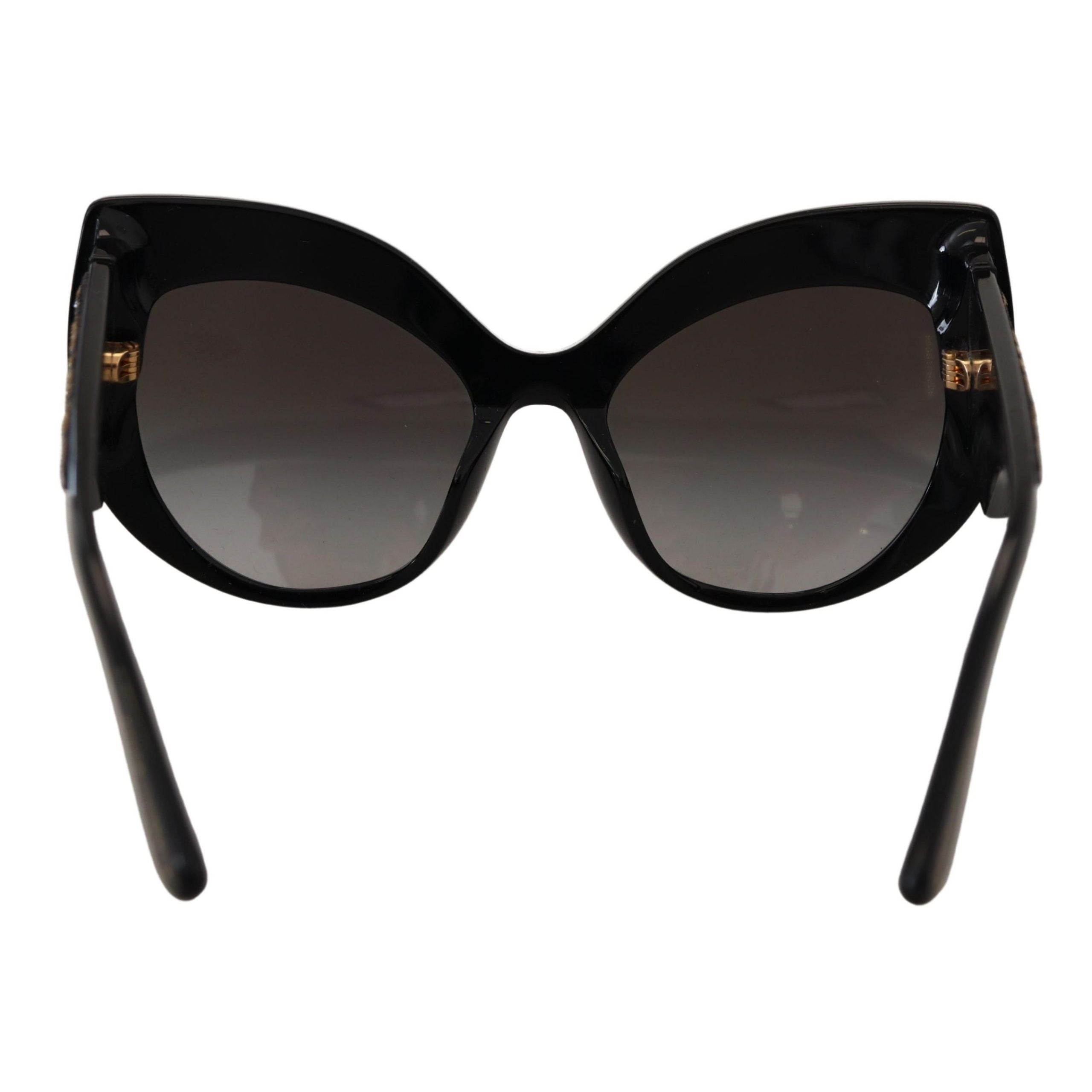 Ochelari de soare negri Dolce & Gabbana