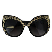 Ochelari de soare negri Dolce & Gabbana
