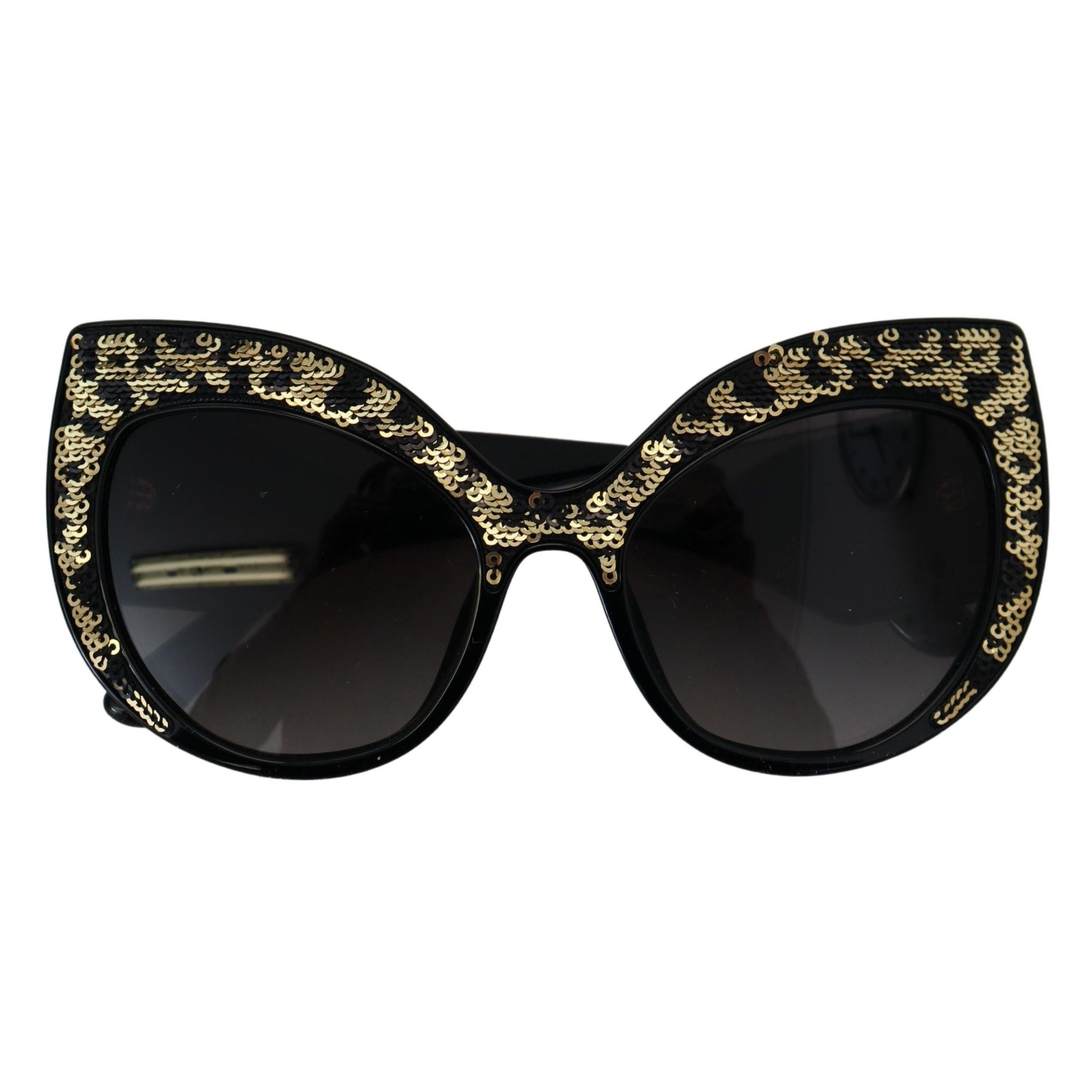 Ochelari de soare negri Dolce & Gabbana