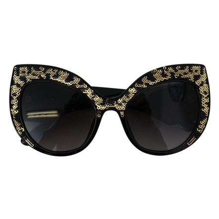 Ochelari de soare negri Dolce & Gabbana