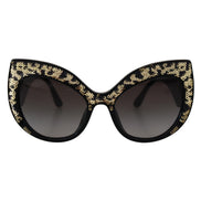 Ochelari de soare negri Dolce & Gabbana