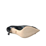 Dolce & Gabbana Black Leather WOW Patch Pumps