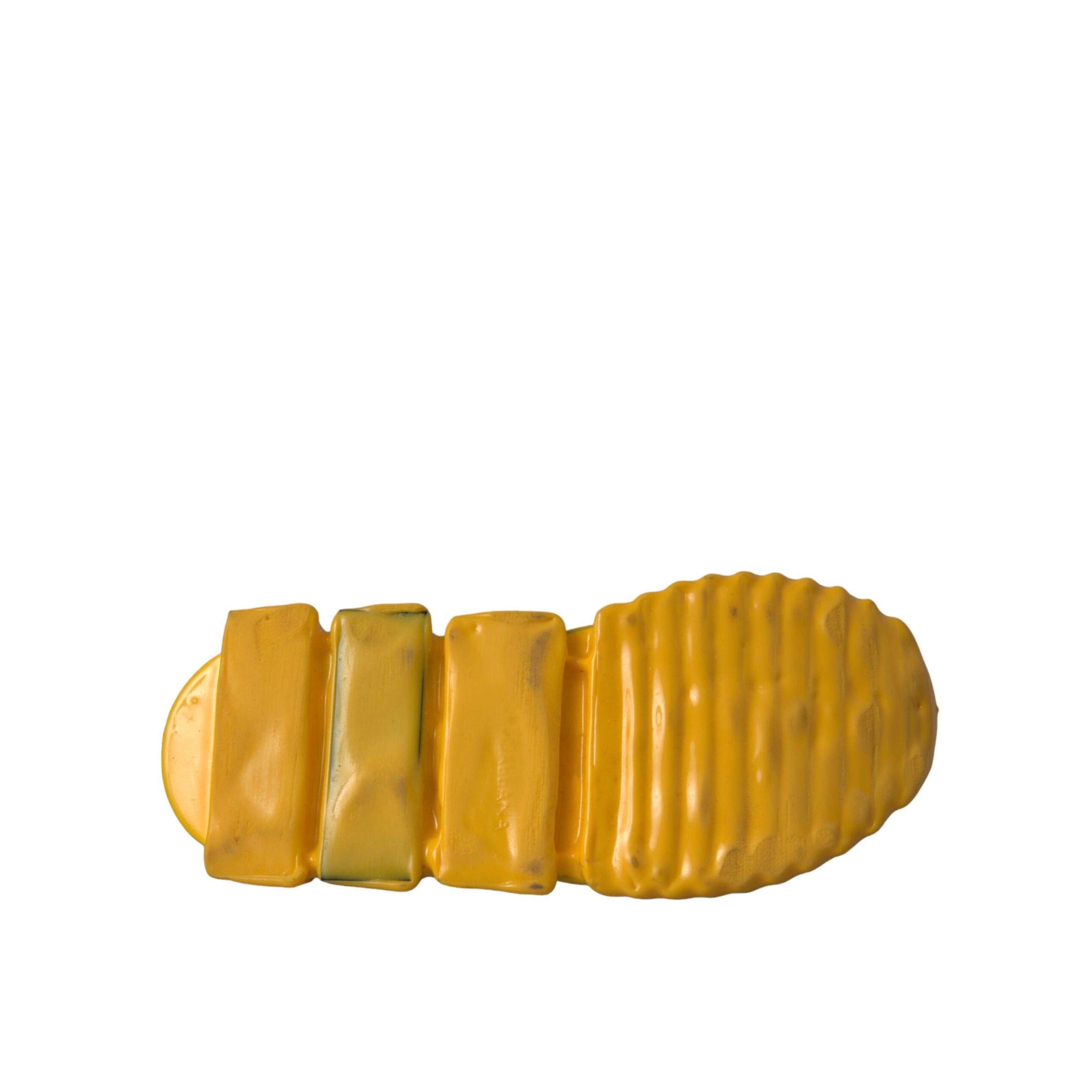 Dolce & Gabbana Yellow Sorrento Slip On Sneakers