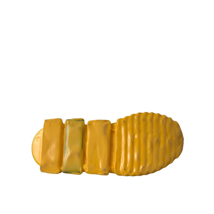 Dolce & Gabbana Yellow Sorrento Slip On Sneakers