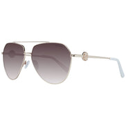 Guess Ochelari de Soare Aurii din Metal
