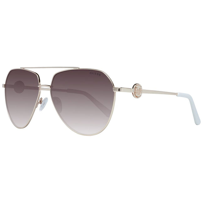 Guess Ochelari de Soare Aurii din Metal