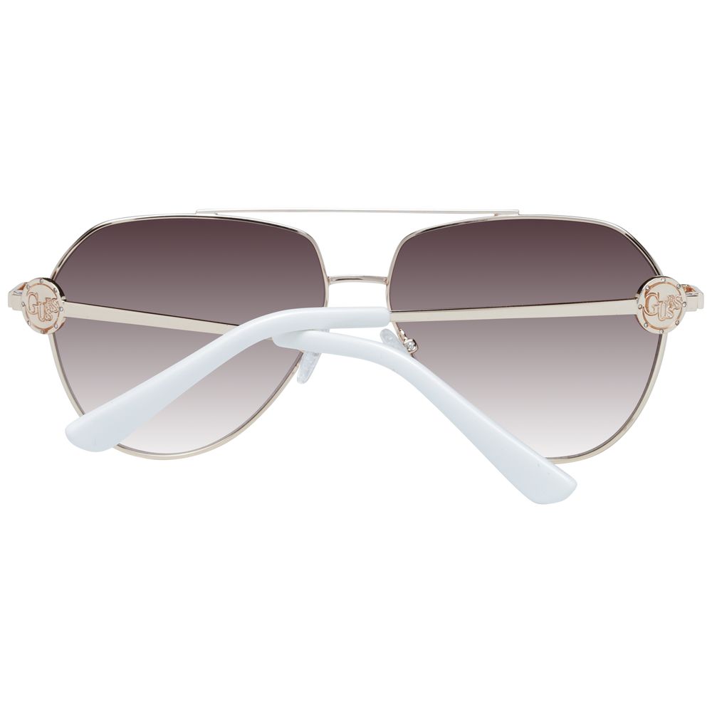 Guess Ochelari de Soare Aurii din Metal