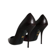 Pantofi cu toc Dolce & Gabbana Multicolor Exotic Leather