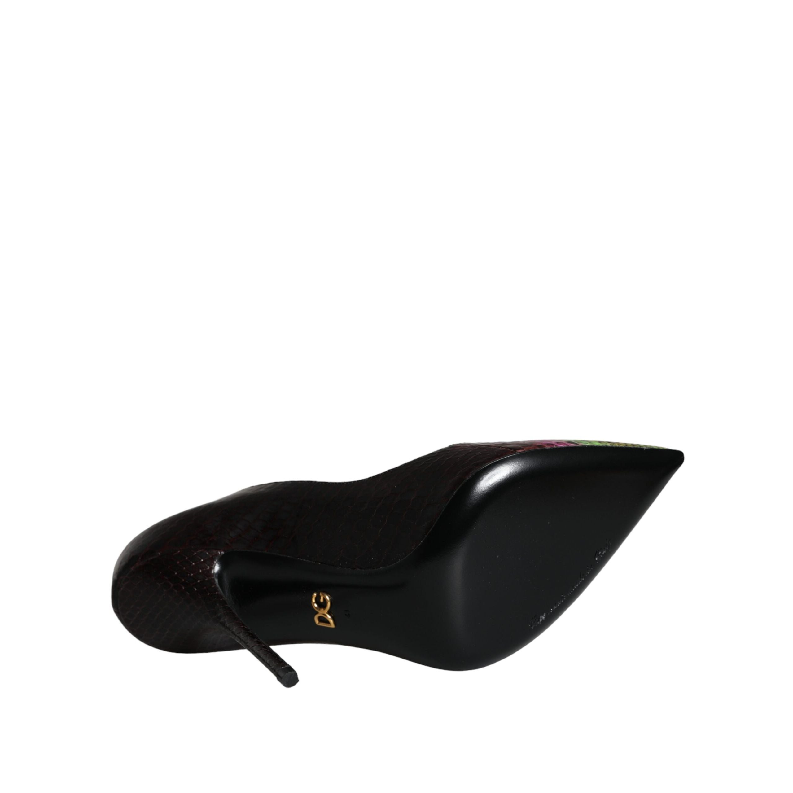 Pantofi cu toc Dolce & Gabbana Multicolor Exotic Leather
