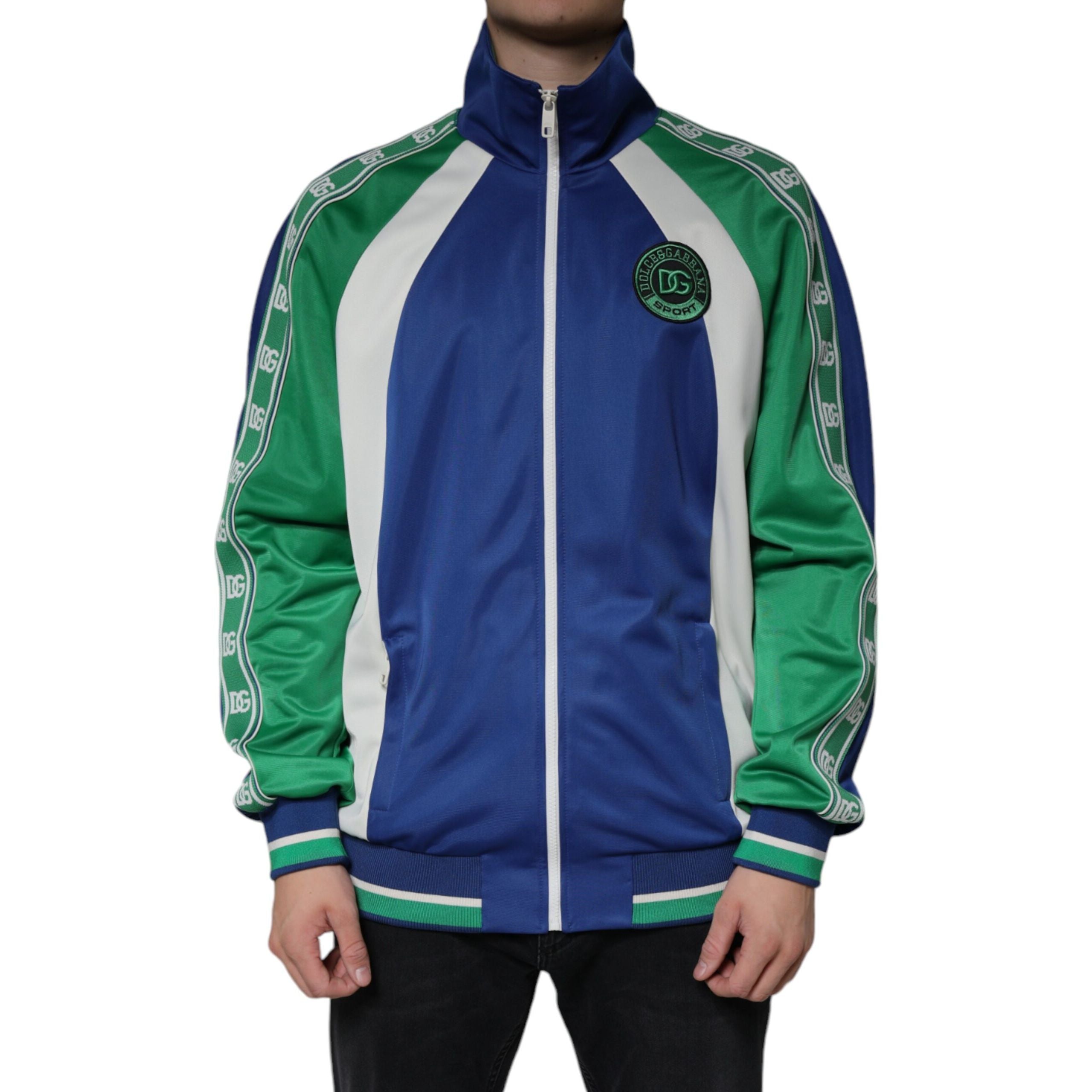 Dolce & Gabbana Multicolor Full Zip Bomber Jacket