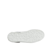 Adidași Dolce & Gabbana Albi din Piele cu Logo Portofino
