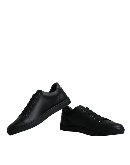 Dolce & Gabbana Black London Sacred Heart Sneakers