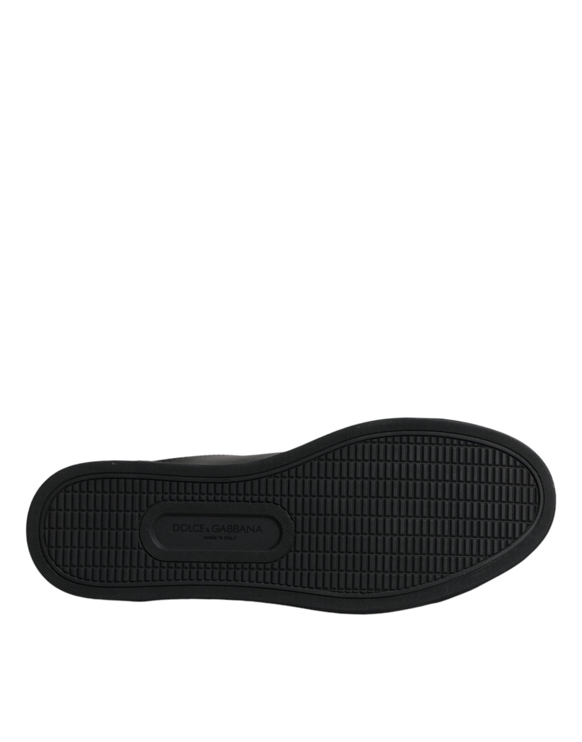 Dolce & Gabbana Black London Sacred Heart Sneakers