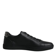 Dolce & Gabbana Black London Sacred Heart Sneakers