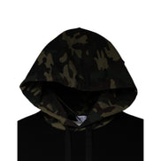 Dolce & Gabbana Black Camouflage Hooded Sweatshirt