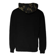 Dolce & Gabbana Black Camouflage Hooded Sweatshirt