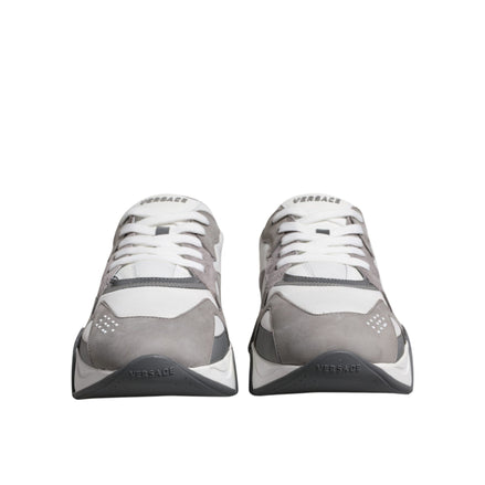 Sneakers Versace Grey Squalo Chunky Low Top