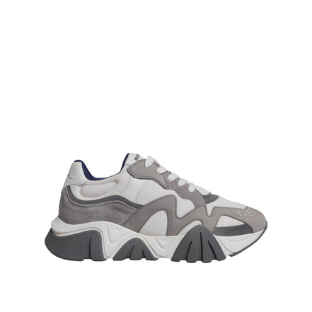 Sneakers Versace Grey Squalo Chunky Low Top