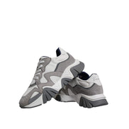 Sneakers Versace Grey Squalo Chunky Low Top