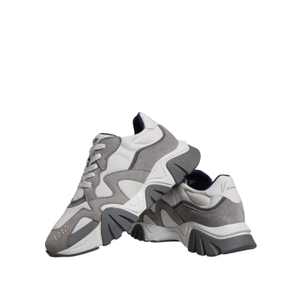 Sneakers Versace Grey Squalo Chunky Low Top