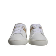 Sneakers joase Versace albe maro cu imprimeu Greca din TPU