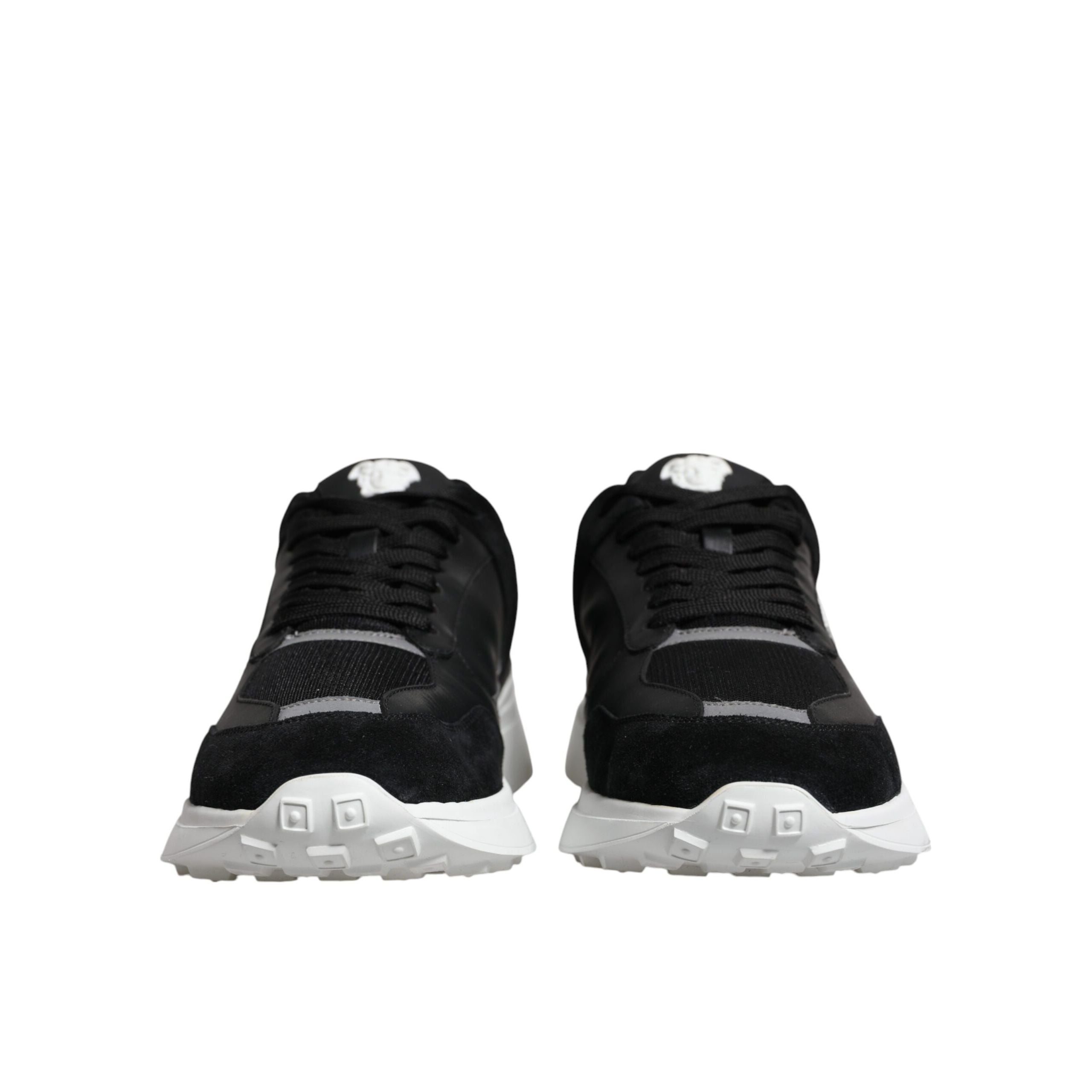 Adidași de tip low-top Versace Black Medusa Quad Canvas