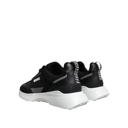 Adidași de tip low-top Versace Black Medusa Quad Canvas