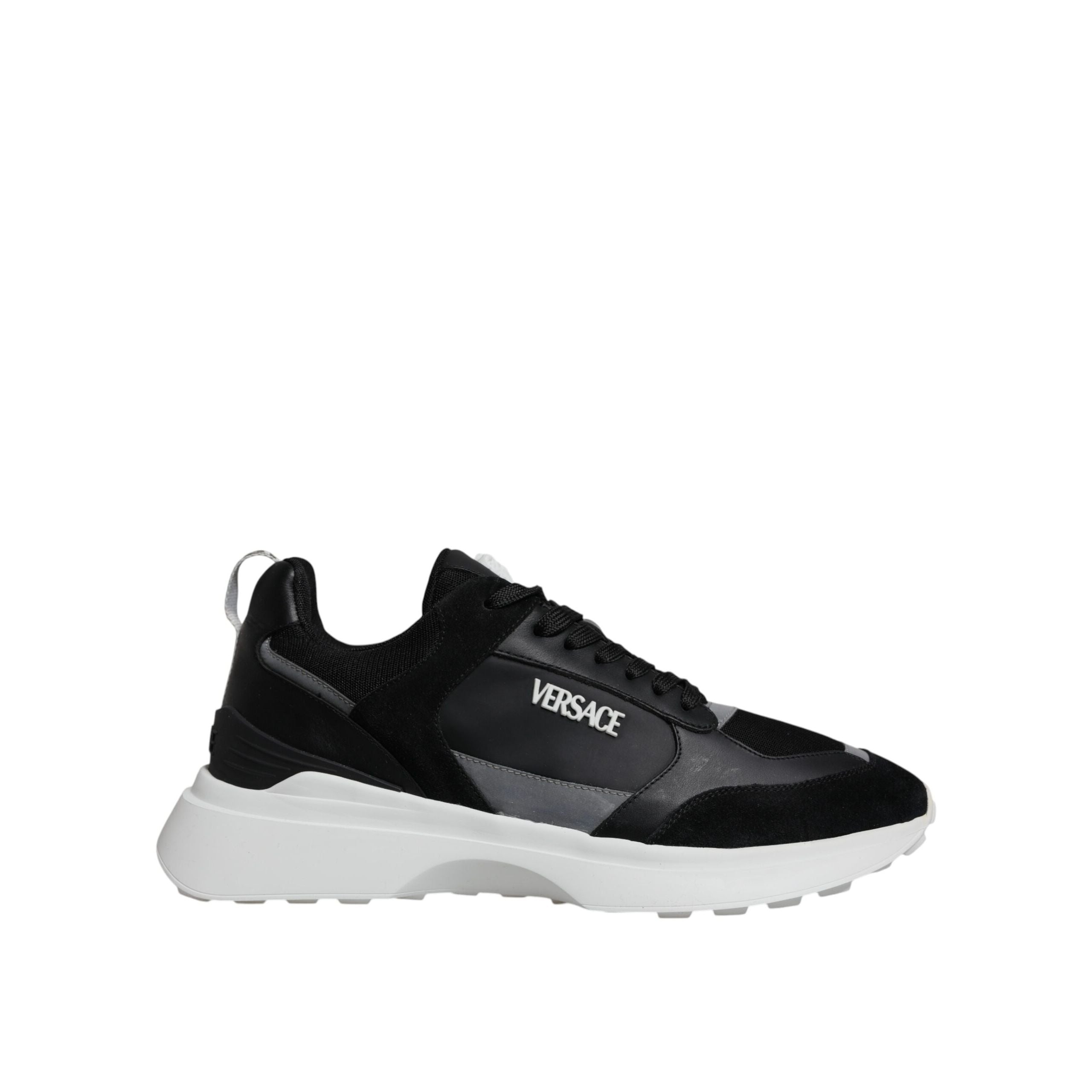 Adidași de tip low-top Versace Black Medusa Quad Canvas