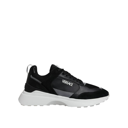 Adidași de tip low-top Versace Black Medusa Quad Canvas