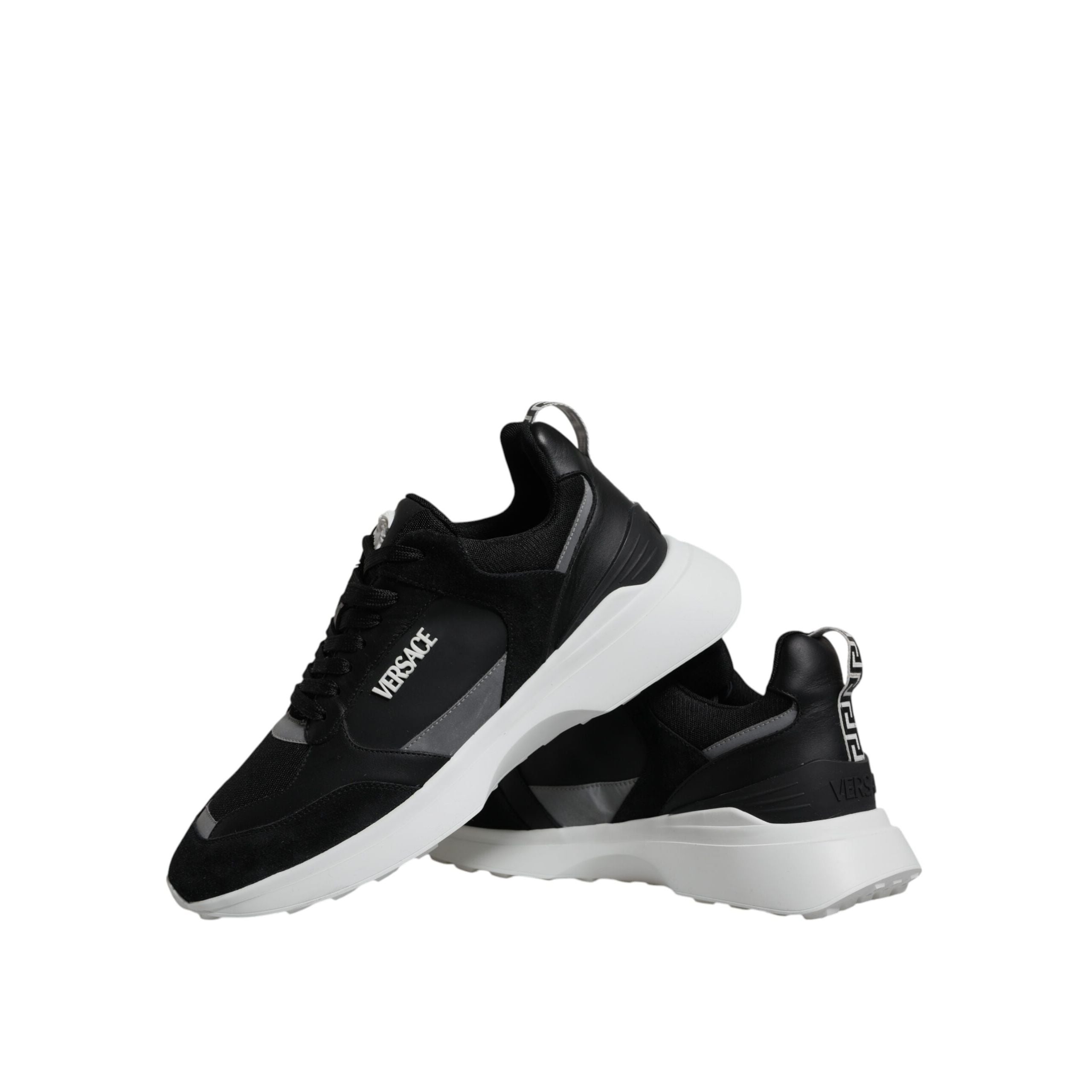 Adidași de tip low-top Versace Black Medusa Quad Canvas