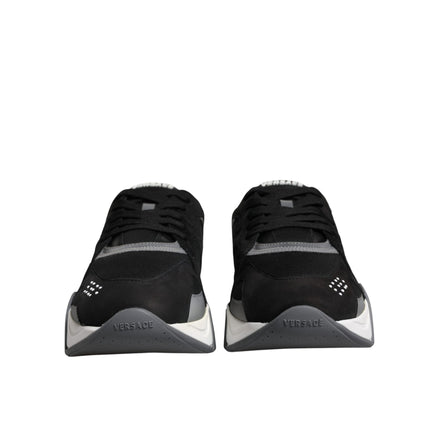 Adidași joși groși Versace Black Squalo