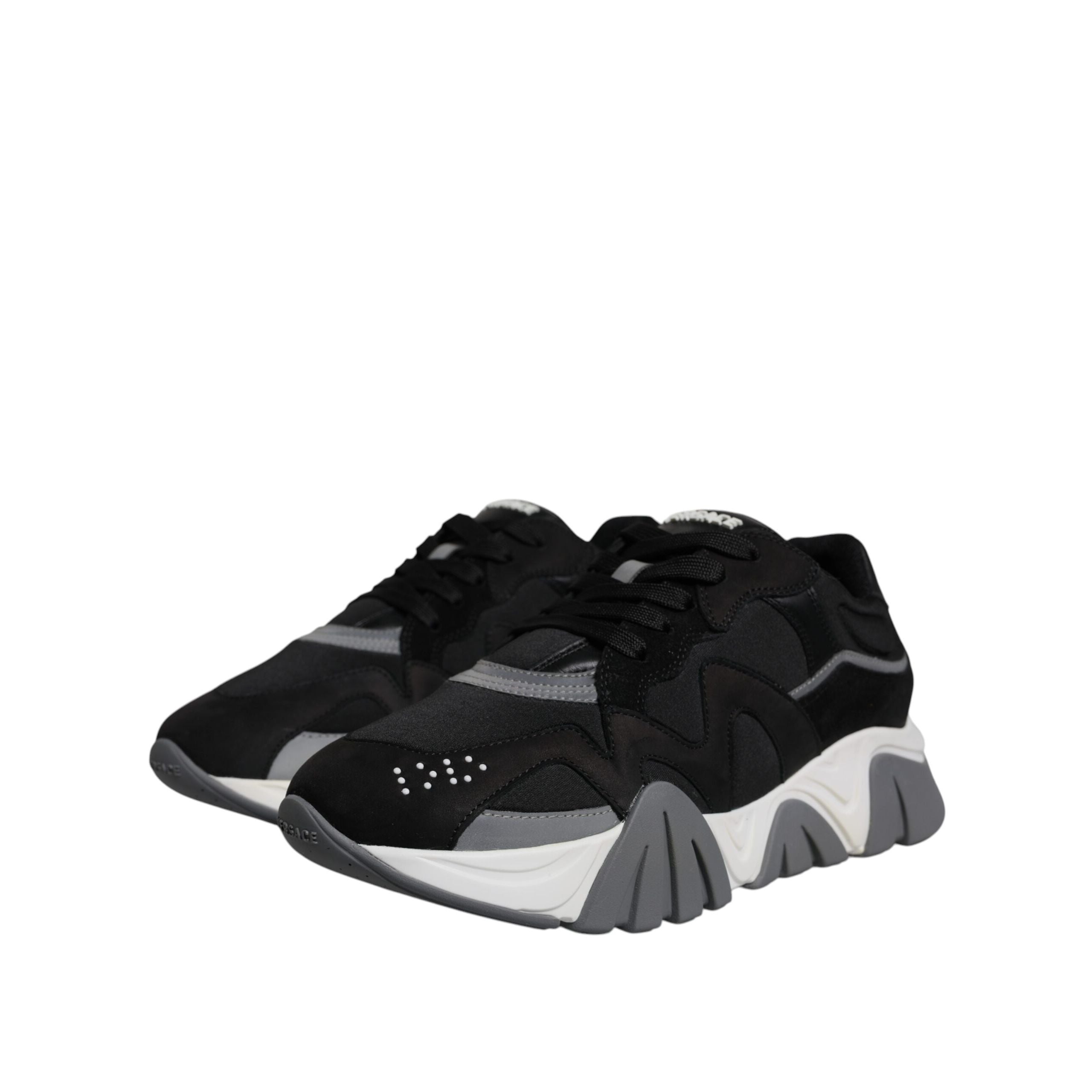 Adidași joși groși Versace Black Squalo