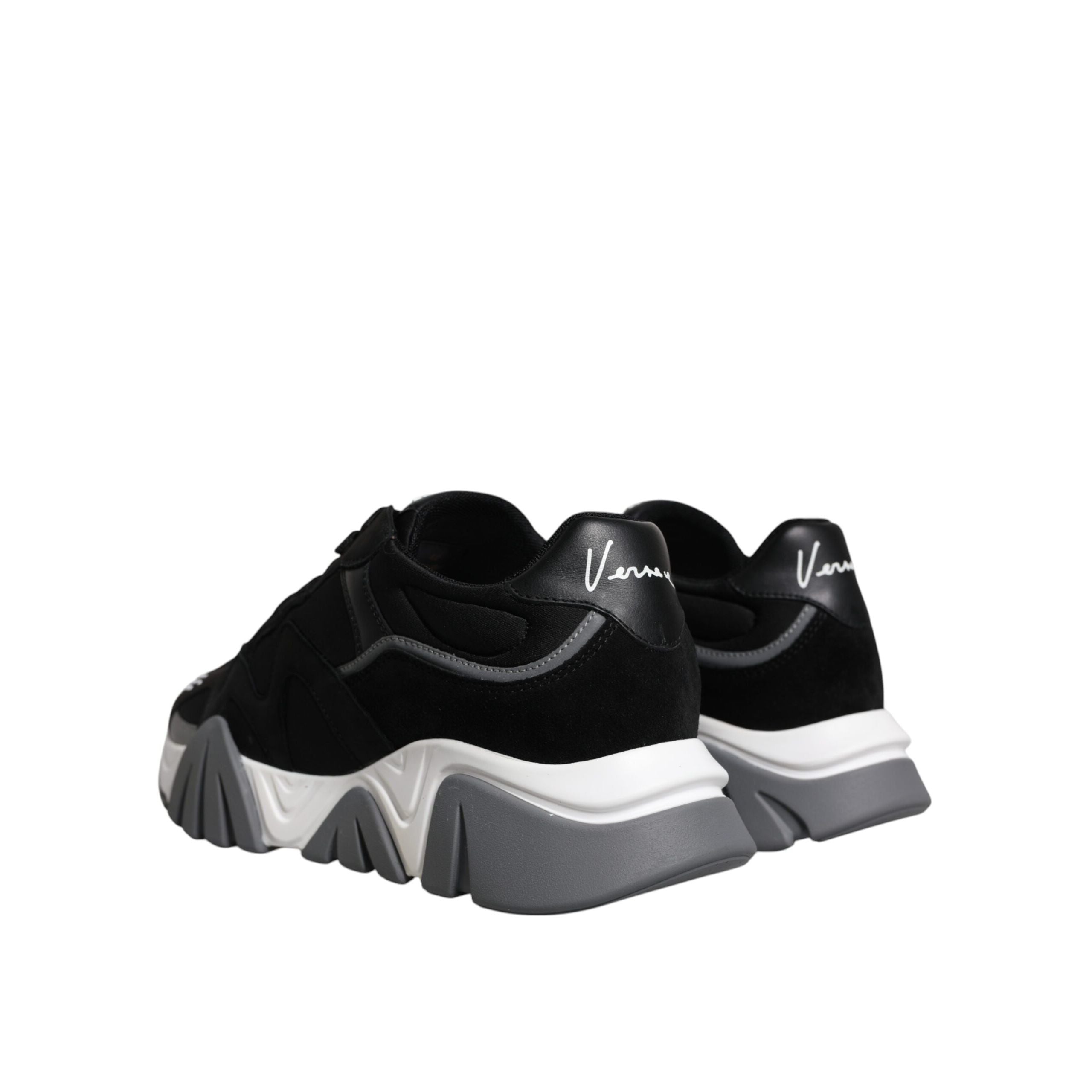 Adidași joși groși Versace Black Squalo