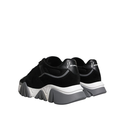 Adidași joși groși Versace Black Squalo