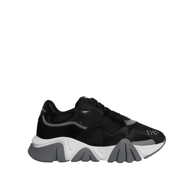 Adidași joși groși Versace Black Squalo