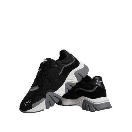 Adidași joși groși Versace Black Squalo