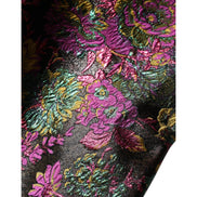 Dolce & Gabbana Multicolor Floral Jacquard Cropped Jacket