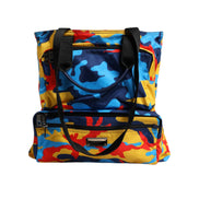 Geantă de cumpărături Dolce & Gabbana cu imprimeu camuflaj multicolor