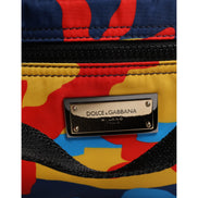 Geantă de cumpărături Dolce & Gabbana cu imprimeu camuflaj multicolor