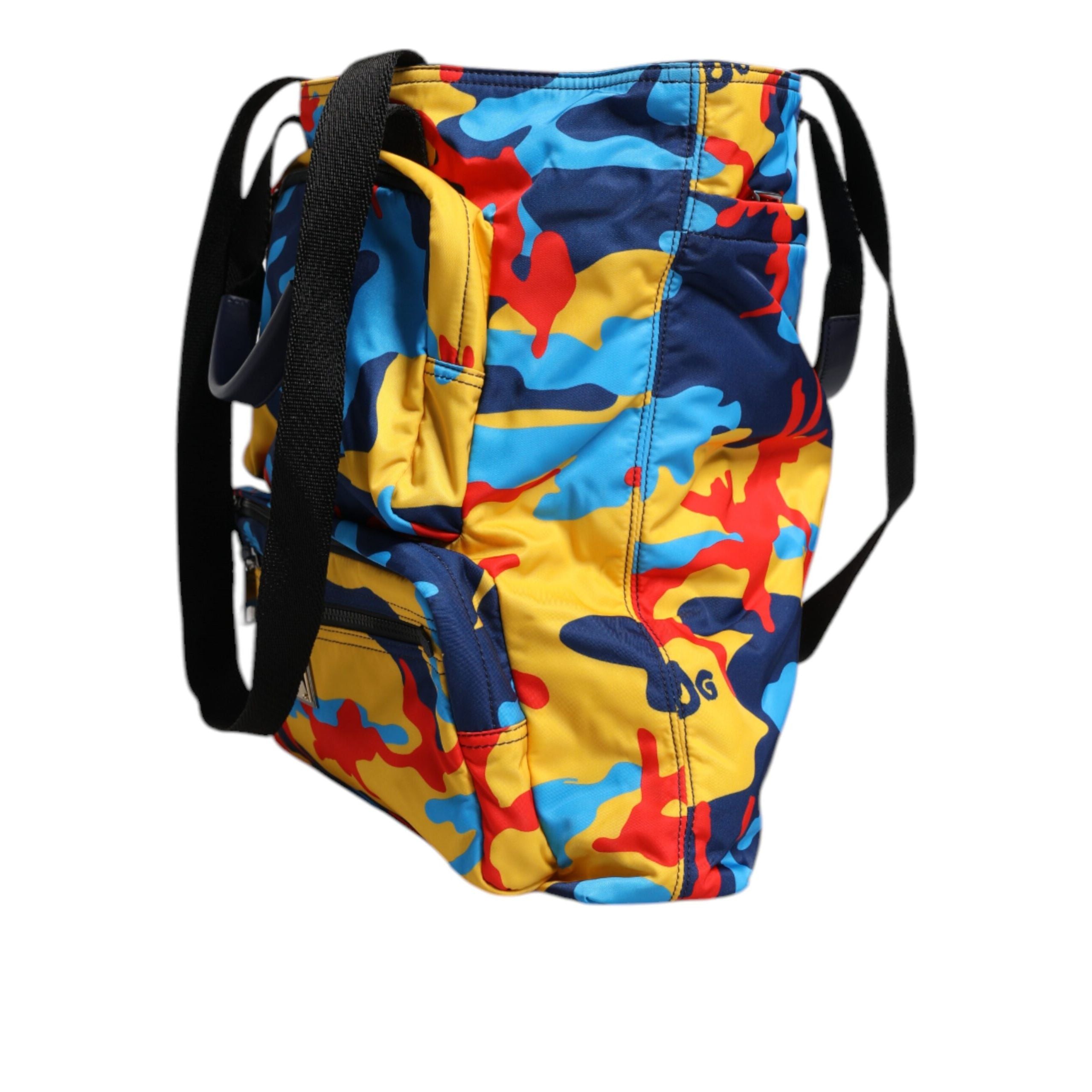 Geantă de cumpărături Dolce & Gabbana cu imprimeu camuflaj multicolor