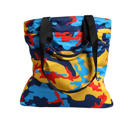Geantă de cumpărături Dolce & Gabbana cu imprimeu camuflaj multicolor