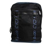 Dolce & Gabbana Black DG Logo School Backpack Bag